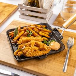 #4 - 2 Piece Chicken Fingers, Fries & Soda Lunch Special